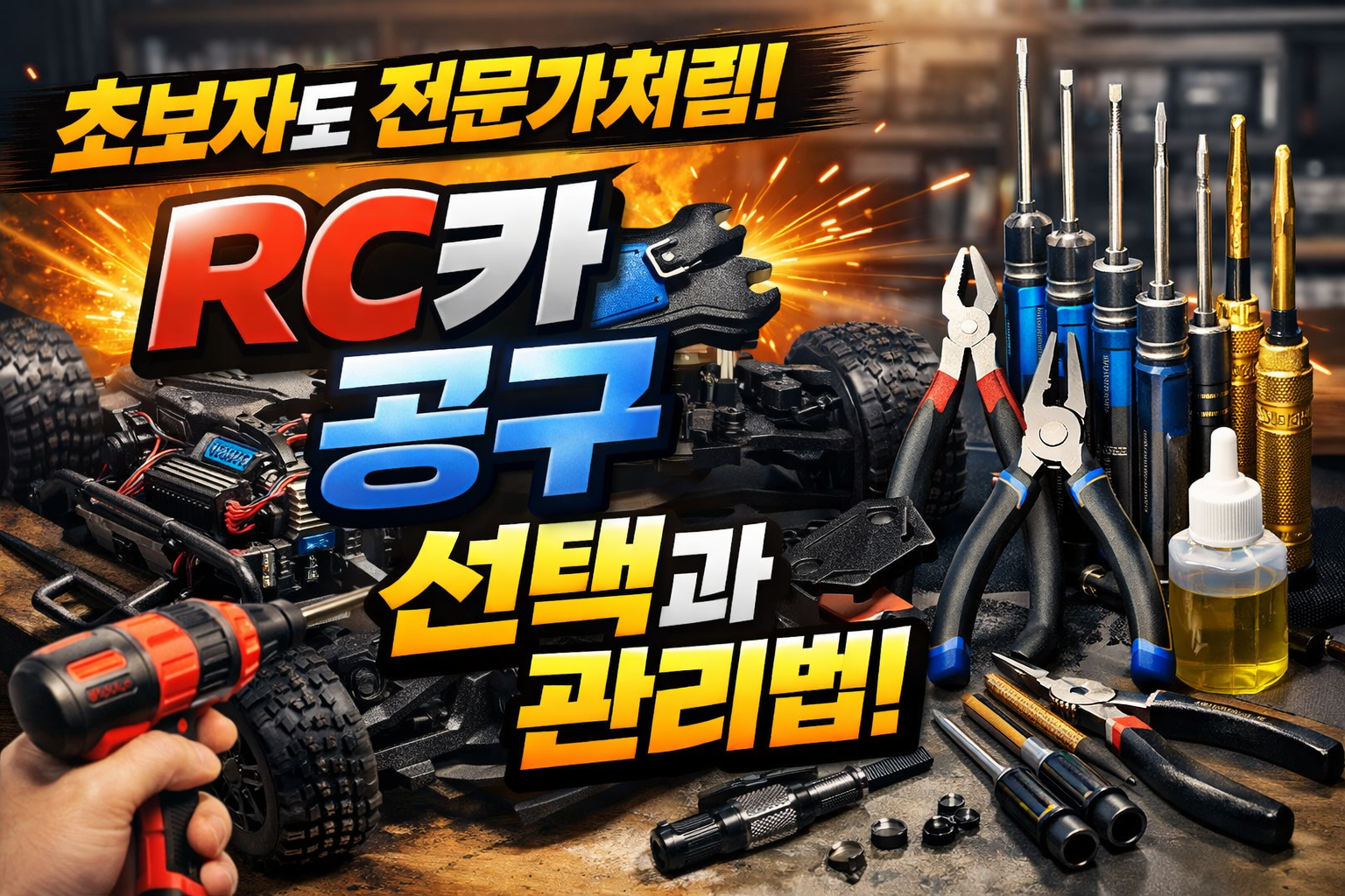 RC카 공구