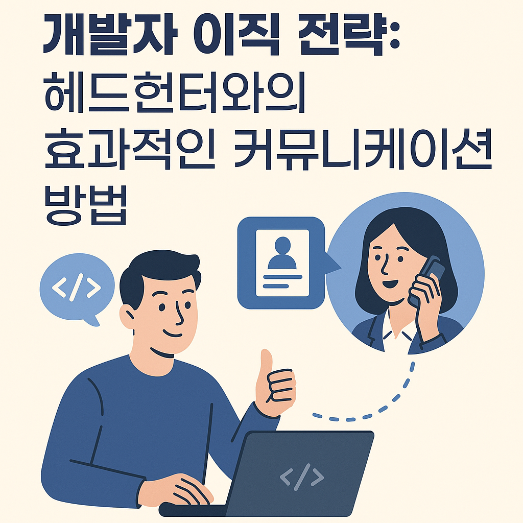 개발자 이직 전략 썸네일 이미지