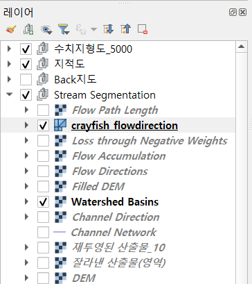 crayfish 레이어추가