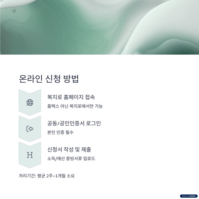 차상위계층 기준, 신청 방법