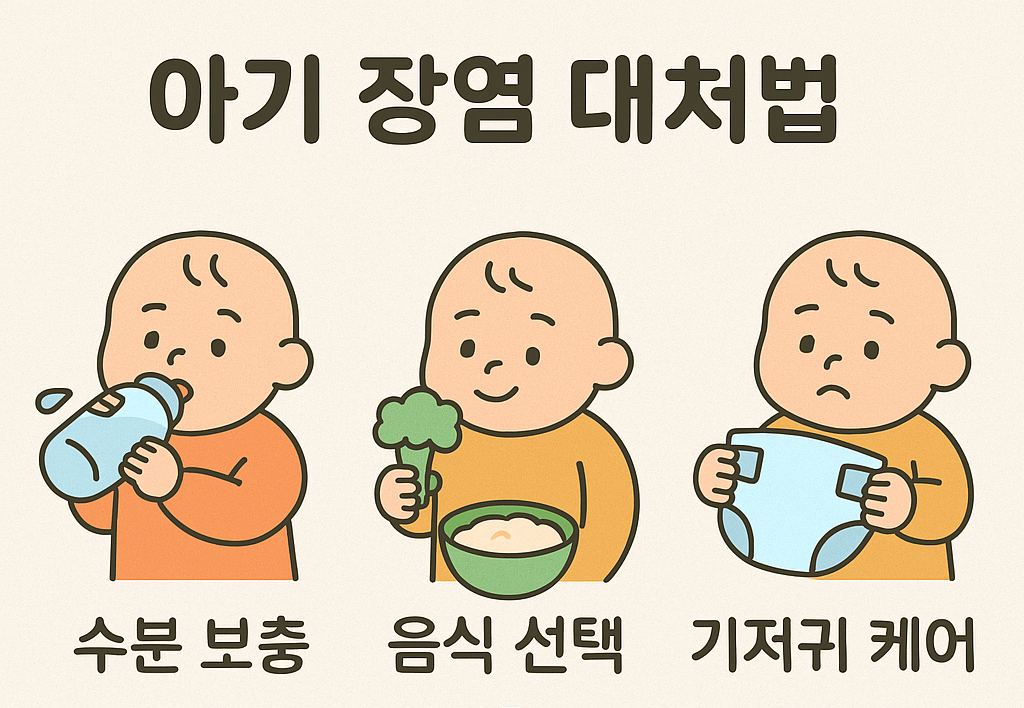 아기 장염 대처법 – 가정에서의 초기 대응과 병원 방문 시점