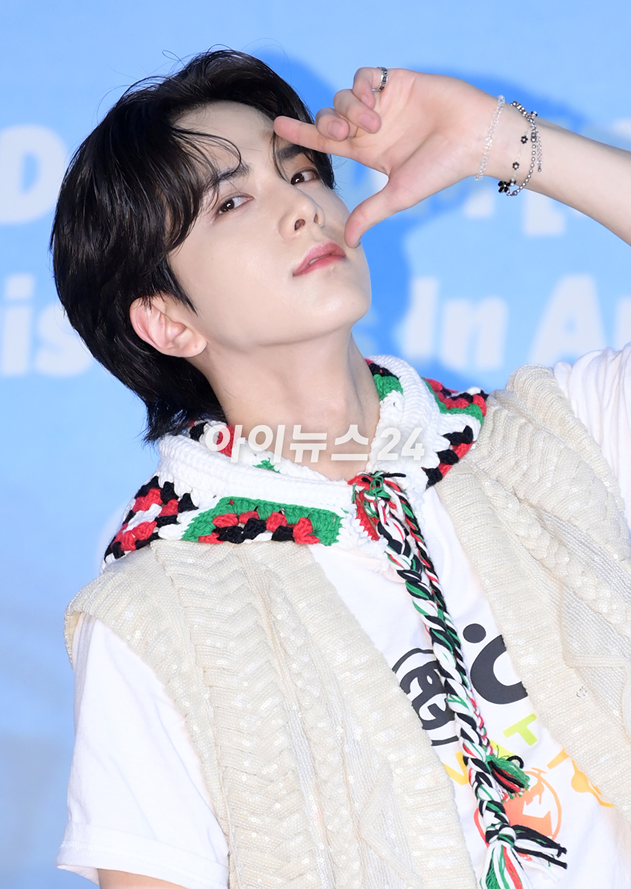 그룹 더보이즈(THE BOYZ) 영훈이 7일 오후 서울 영등포구 영등포 CGV에서 열린 더보이즈 두번째 정규앨범 &#39;판타지&#39;(PHANTASY) 기자간담회에 참석하고 있다. [사진=정소희 기자]