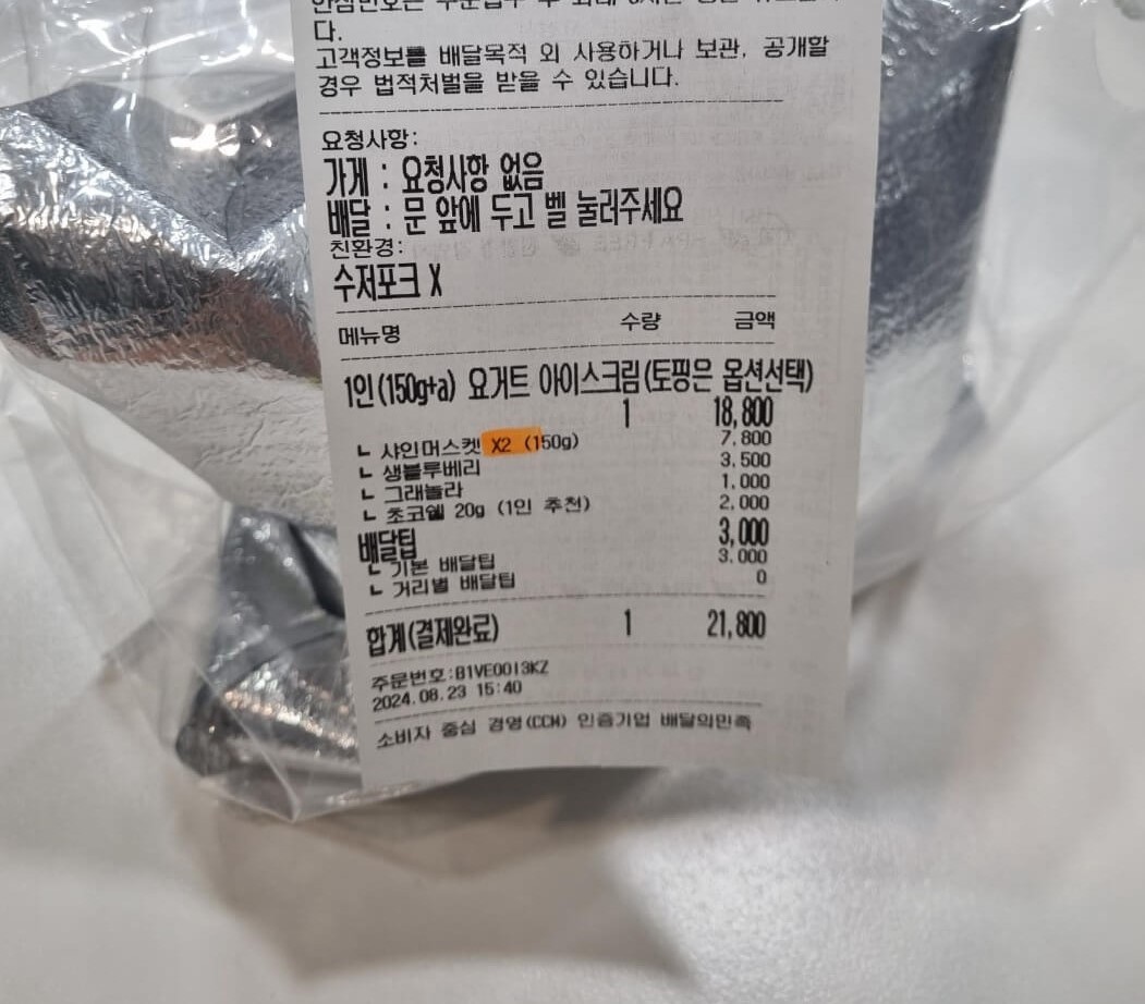 요거트 아이스크림의 정석 '요아정'