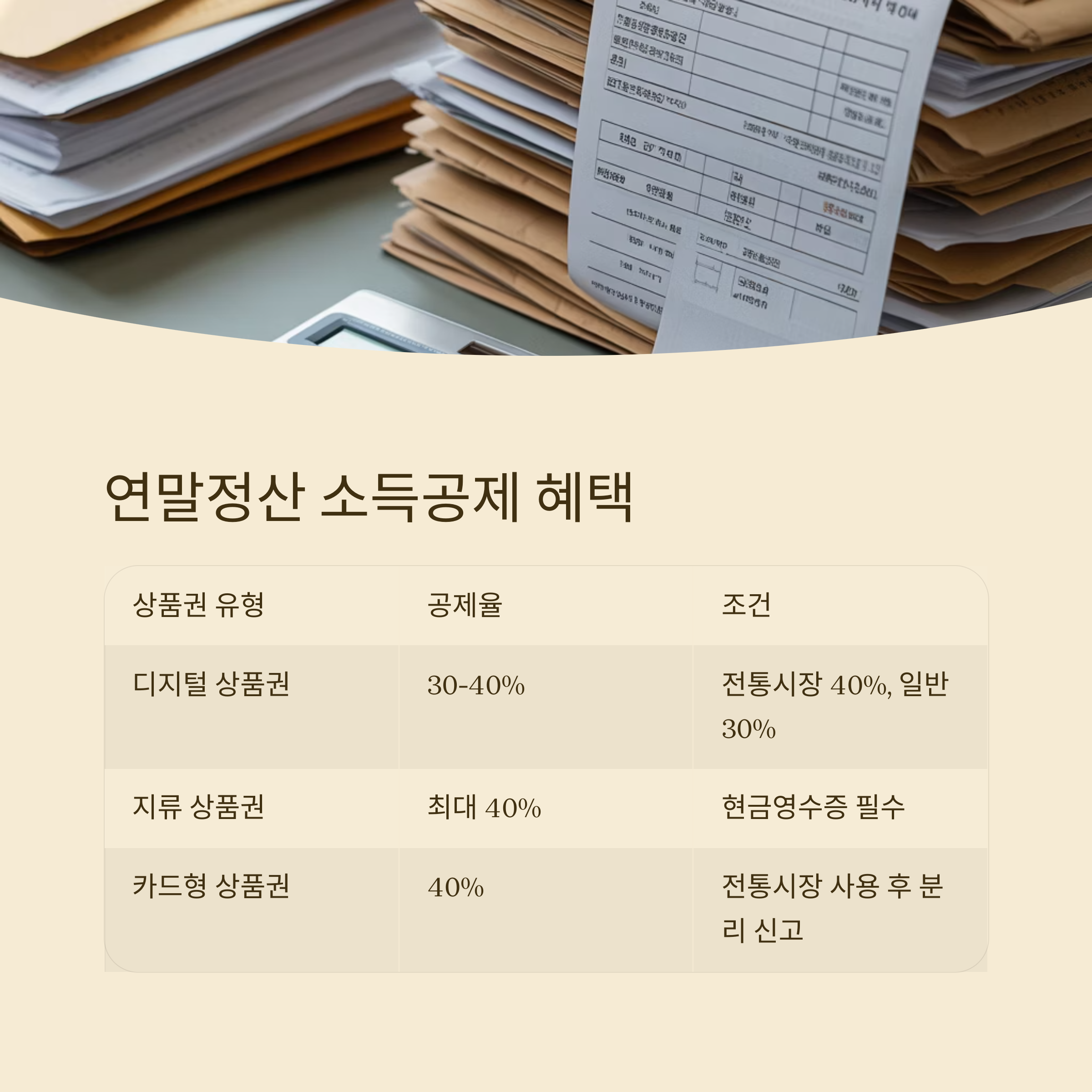 연말정산 소득공제 혜택