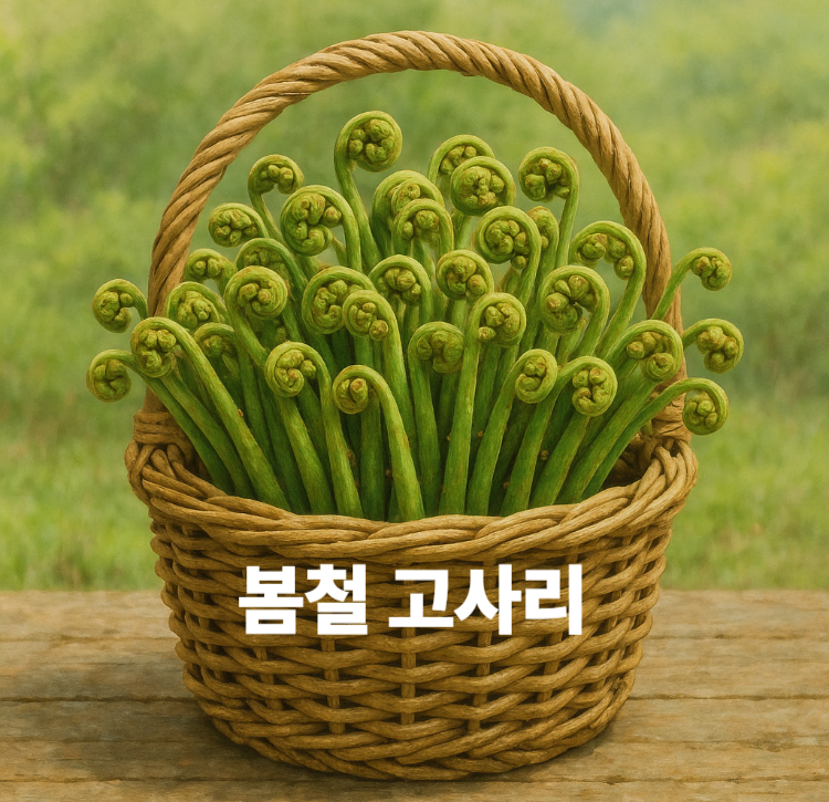 식이섬유풍부 면역력강화 장건강도움 봄철 고사리 효능 영양성분
