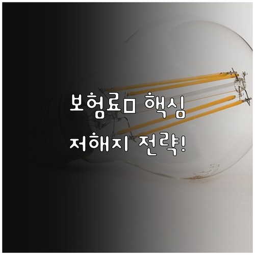 KB라이프 저해지 종신보험 보험료 절..