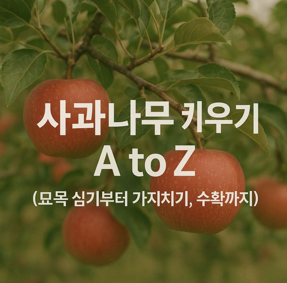 사과나무 키우기 A to Z (묘목 심기부터 가지치기, 수확까지)