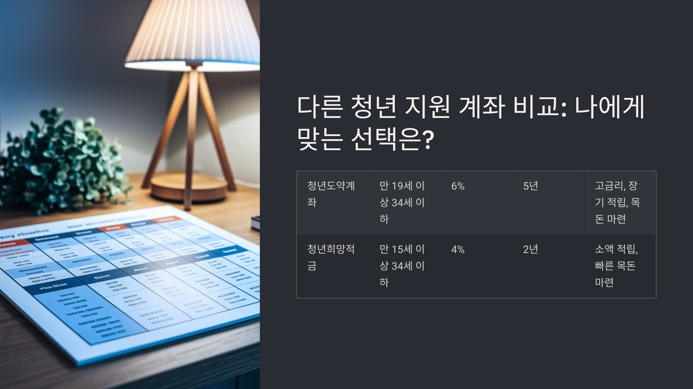 청년도약계좌 가입조건 혜택