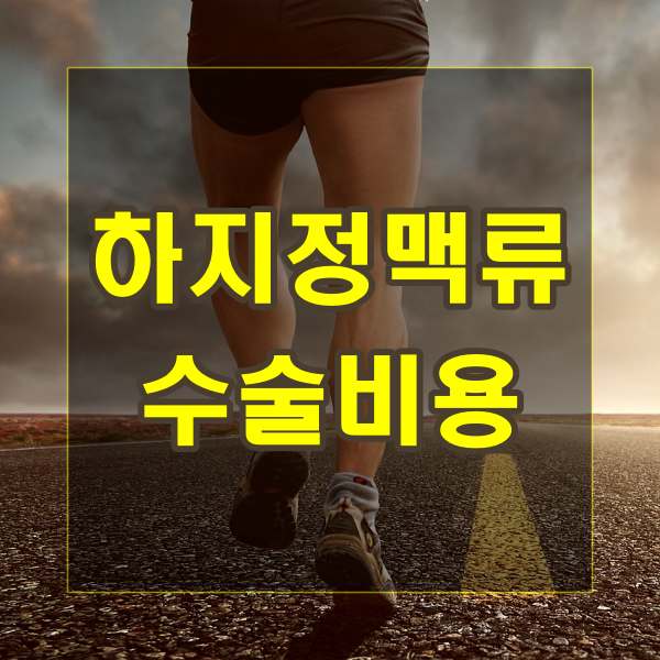 하지정맥류 수술비용