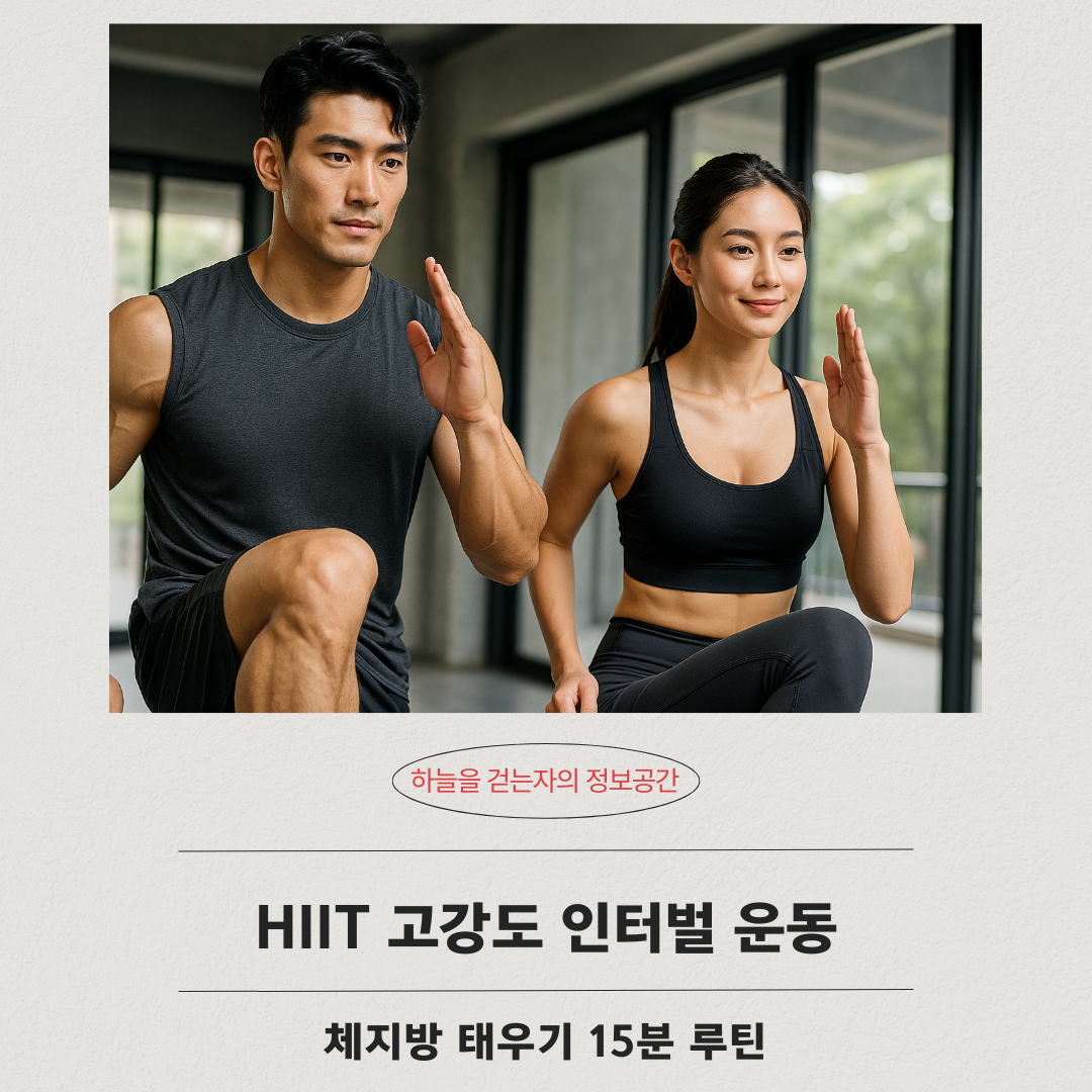 HIIT 고강도 인터벌 운동 ❘ 체지방 태우기 15분 루틴