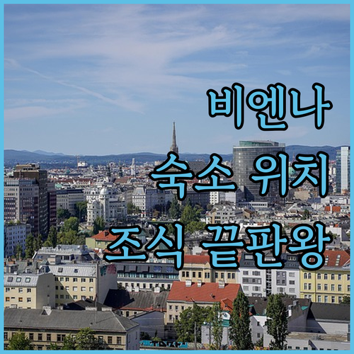 비엔나 여행 숙소 결정 가이드 위치 ..