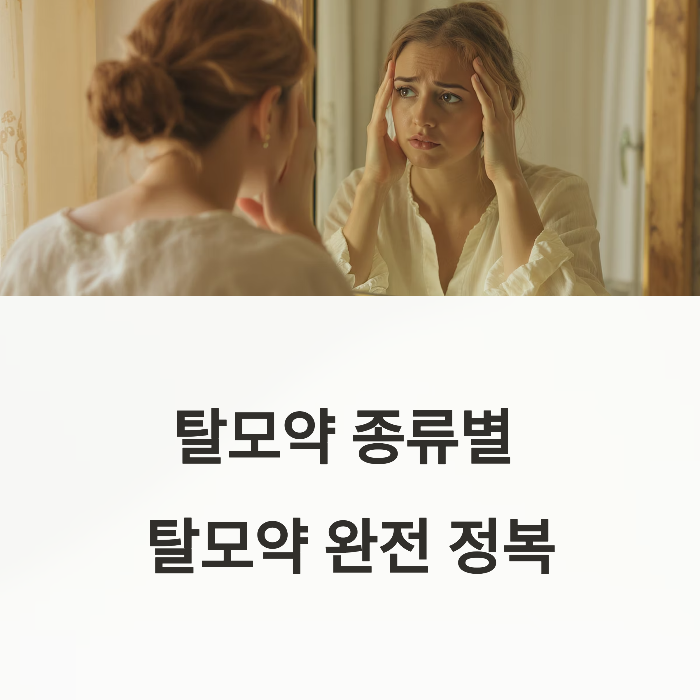 탈모약 종류 완전 정복