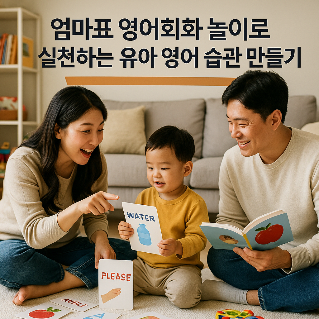 엄마표 영어회화 놀이로 실천하는 유아 영어 습관 만들기