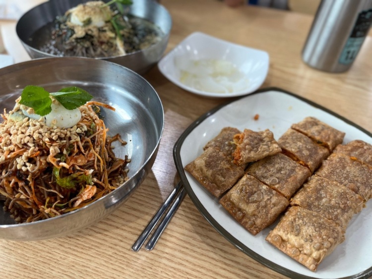 새싹삼 물막국수, 새싹삼 비빔막국수, 막국수 맛있는 곳 추천