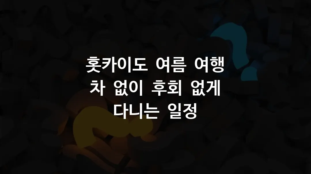 홋카이도_여름_여행_차_없이_후회_없게_다니는_일정