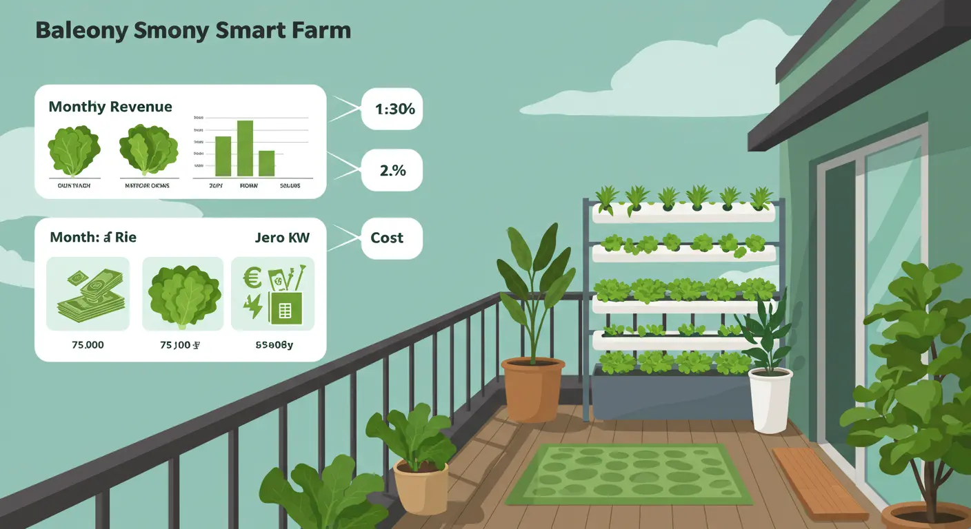 아파트 베란다 스마트팜 수익성 분석