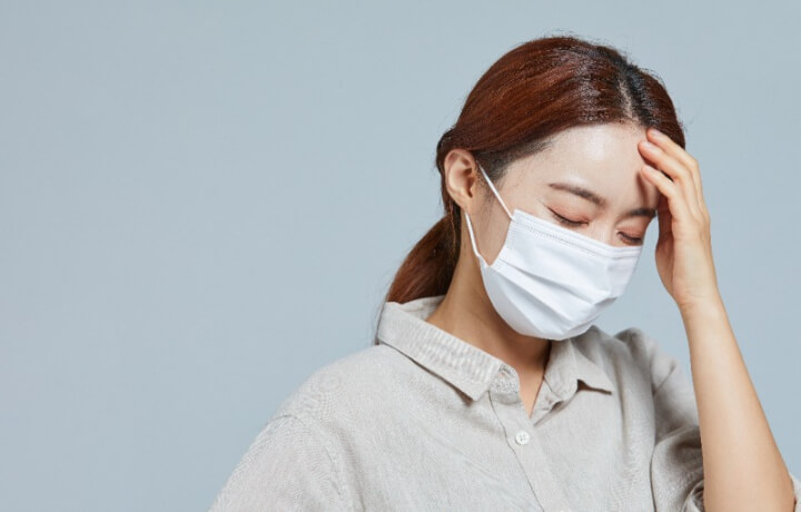 어지러운-여성