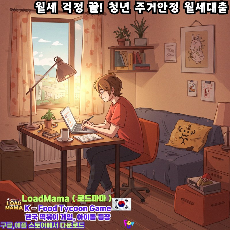 월세 걱정 끝! 청년 주거안정 월세대출 편안한 삶