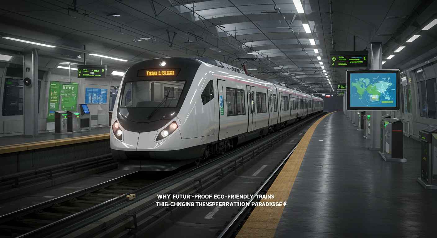 미래형 친환경 열차가 교통 패러다임을 바꾸는 이유