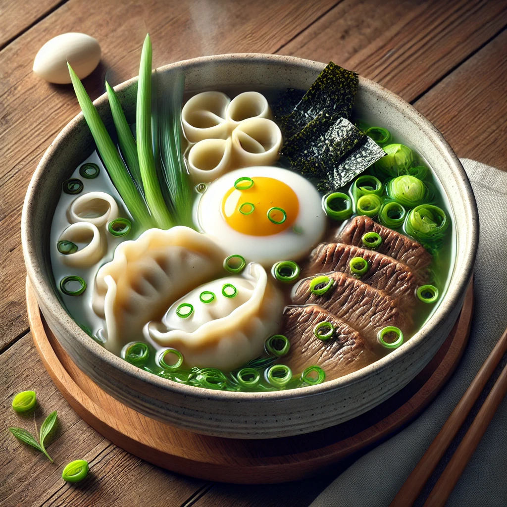 집에서 간단하게 만드는 만두국 레시피