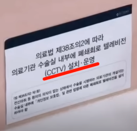 수술실 CCTV법