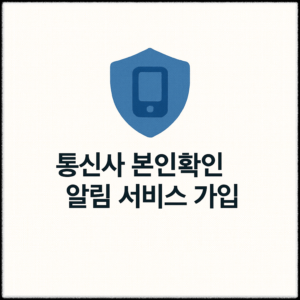 명의도용방지서비스 추가 보안