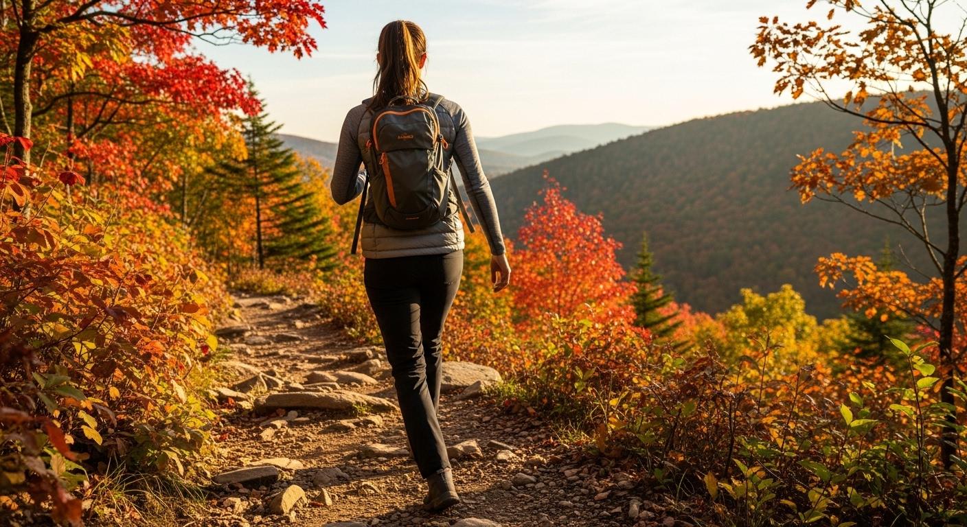 여성 가을 등산바지