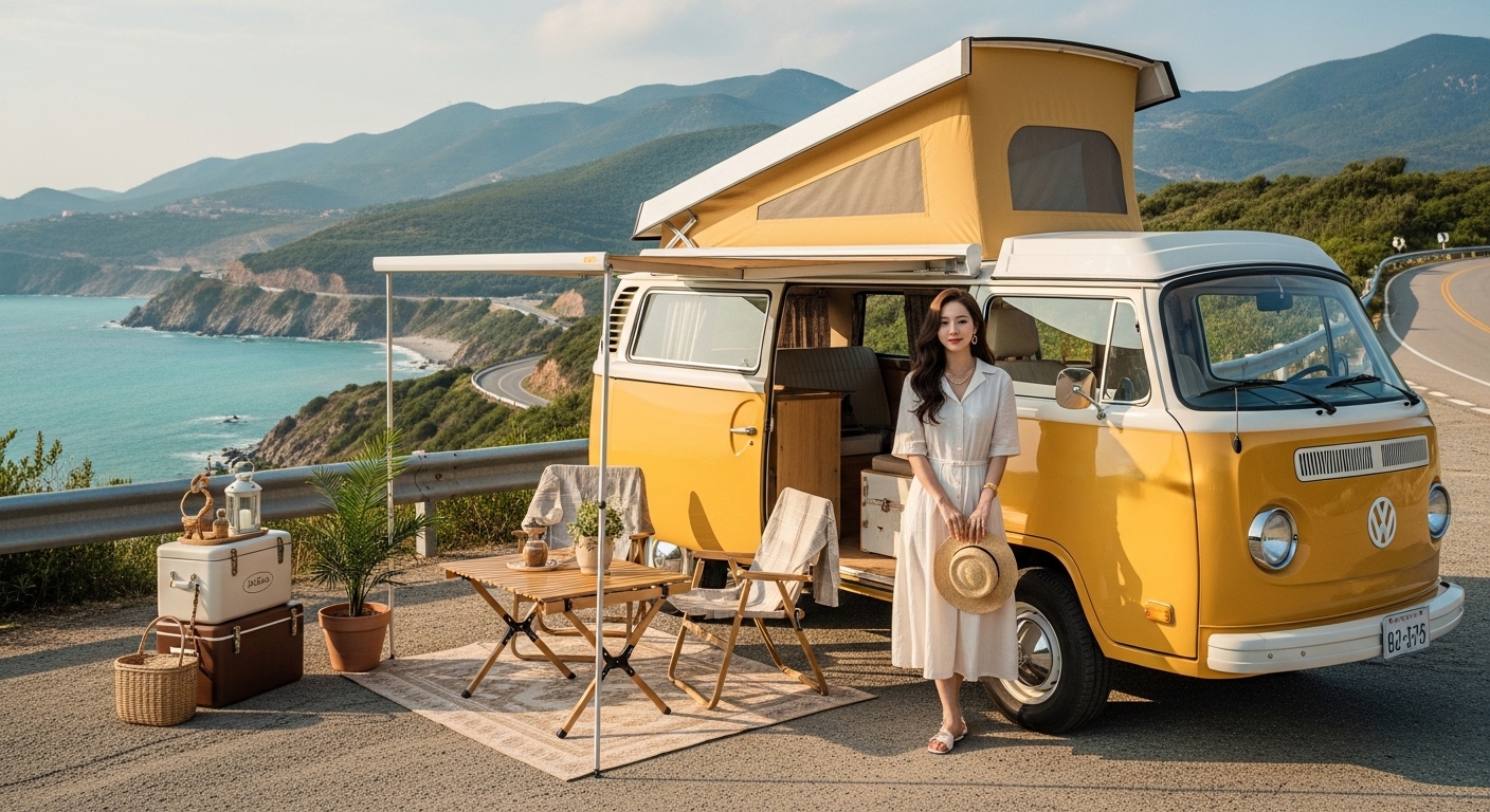 캠핑카 한달 살기 비용