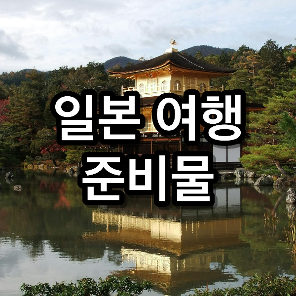 일본 여행 준비 체크 리스트 이것만 보고 준비하세요