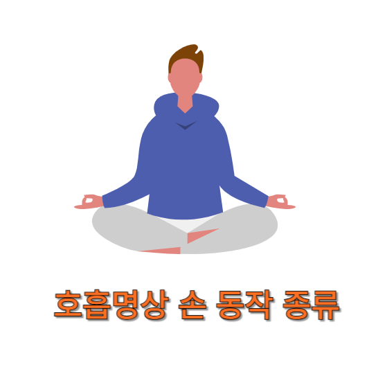 호흡 명상 손동작 5가지