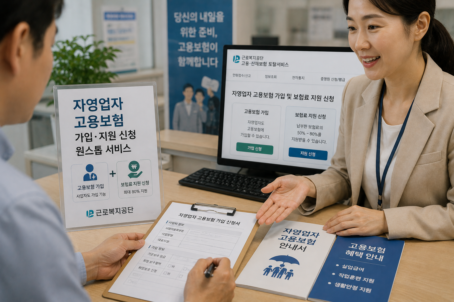 자영압자 고용보험 안내서
