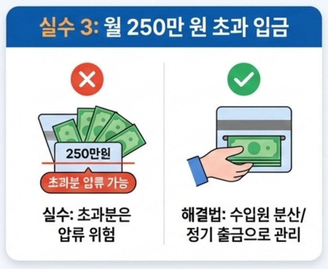 생계비통장 신청 시 자주 하는 실수 5가지 체크리스트