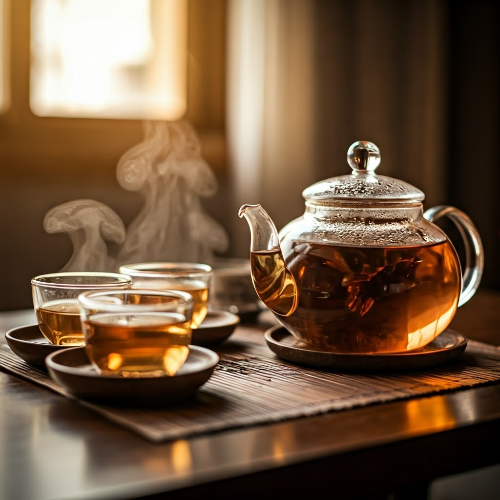 건강차 끓여먹는 다도세트 사진