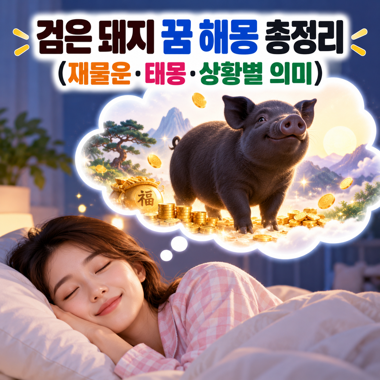 검은 돼지 꿈