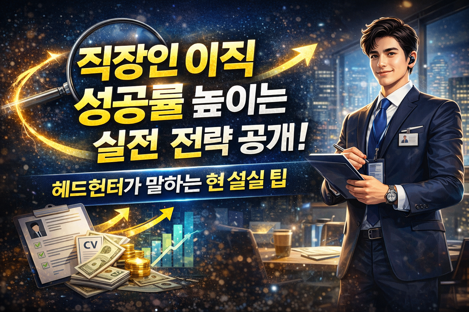 직장인 이직 성공률 높이는 실전 전략 공개! 헤드헌터가 말하는 현실 팁