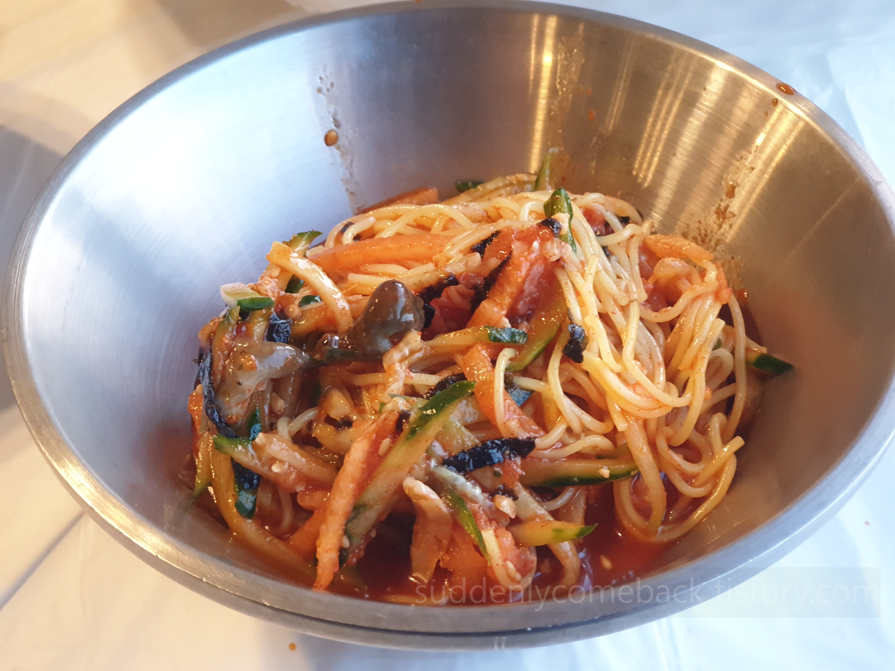 물회-소스-면-한접시