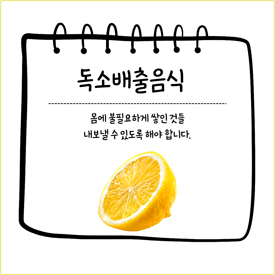 독소배출음식