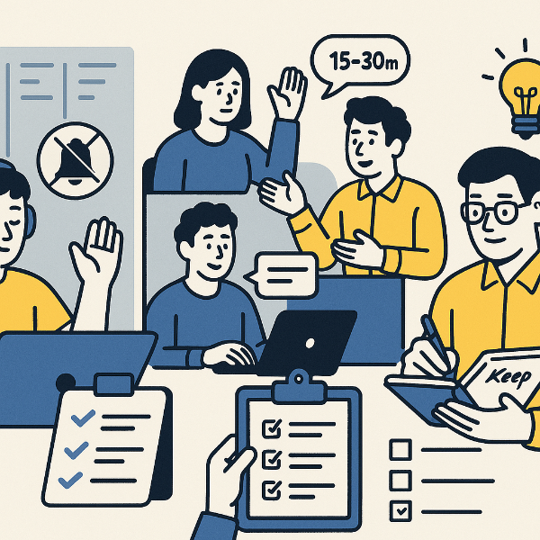 낮 시간 실행 루틴 사진