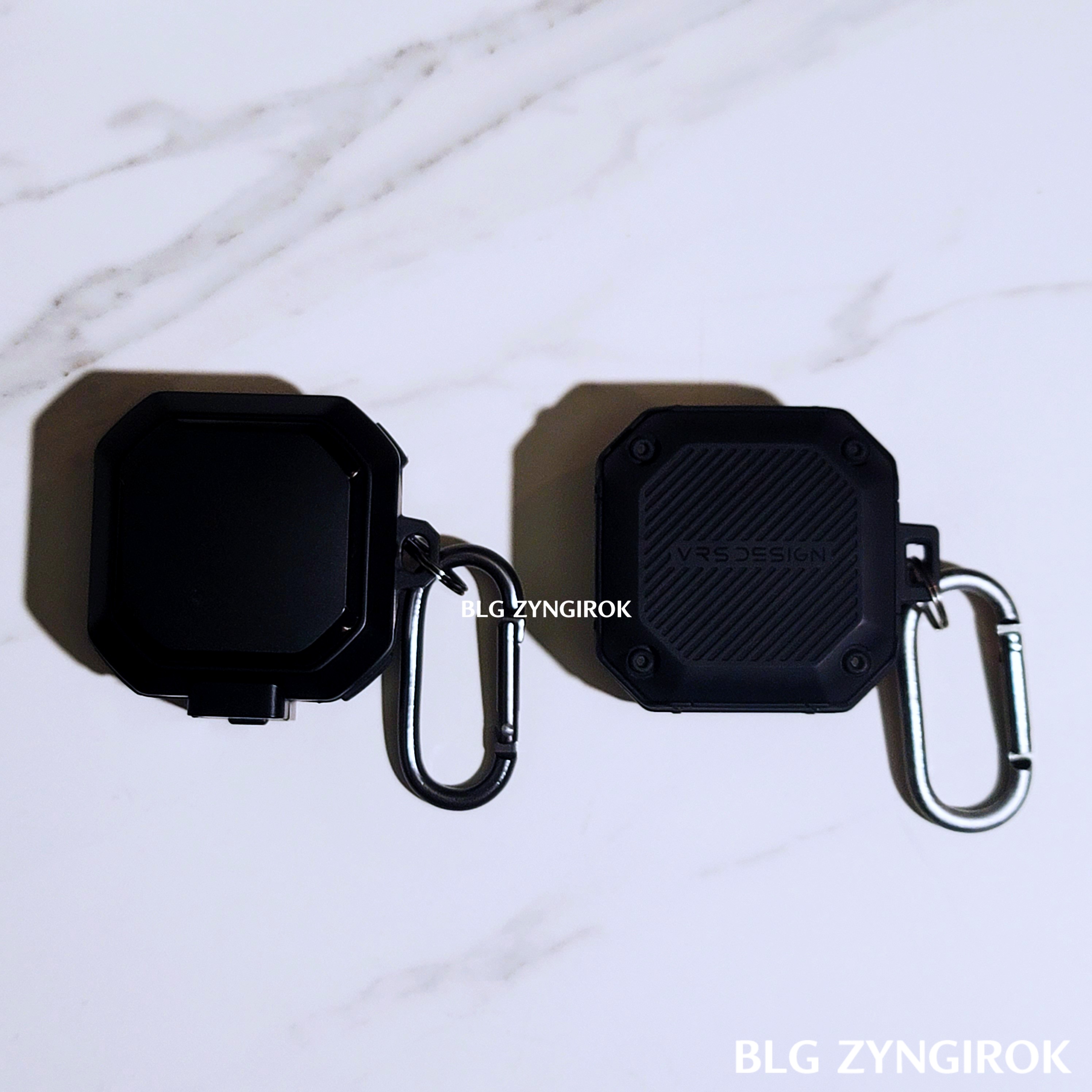 다올-풀커버를-장착한-버즈-라이브와-베루스-케이스가-나란히-놓여있다.