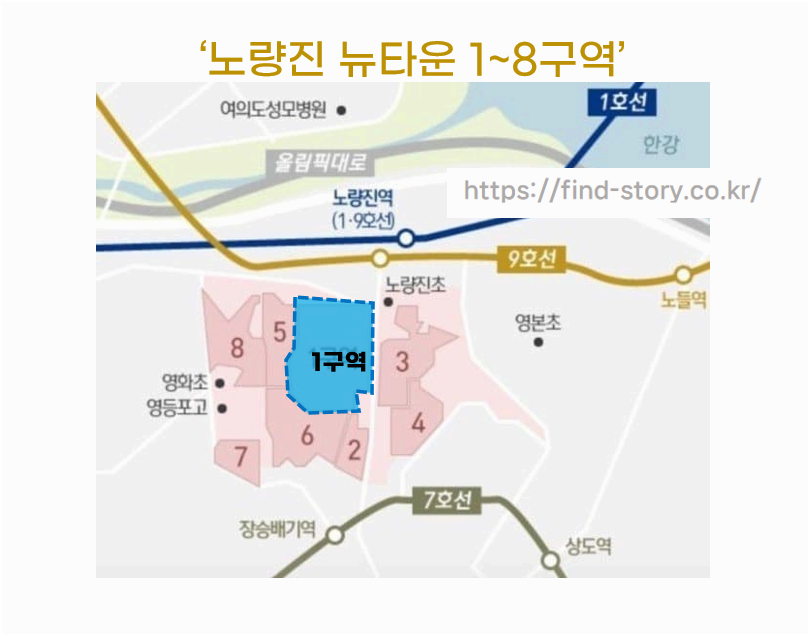 노량진 뉴타운 1구역 재개발(오티에르 동작) 총정리 &ndash; 서울 핵심 재개발