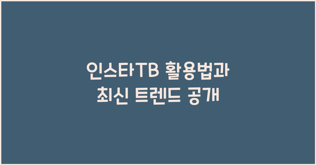 인스타TB