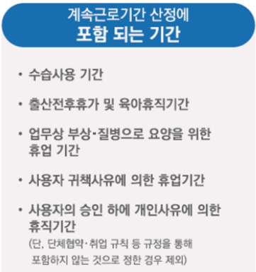 알바 계속근로기간 의미