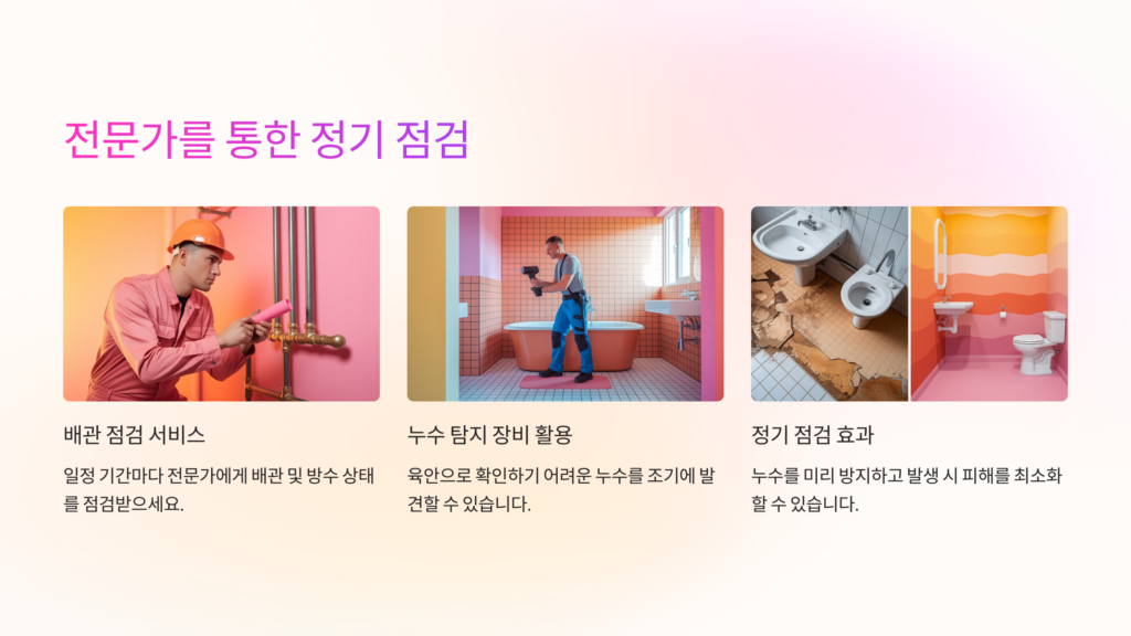 전문가를 통한 정기 점검