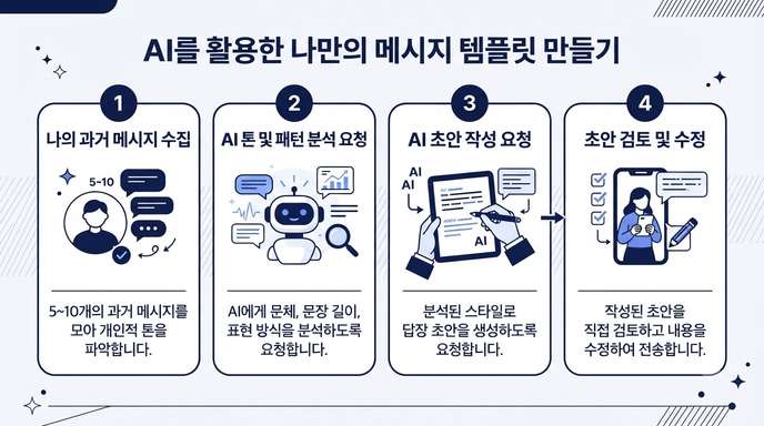 AI를 활용한 나만의 메시지 템플릿 만들기