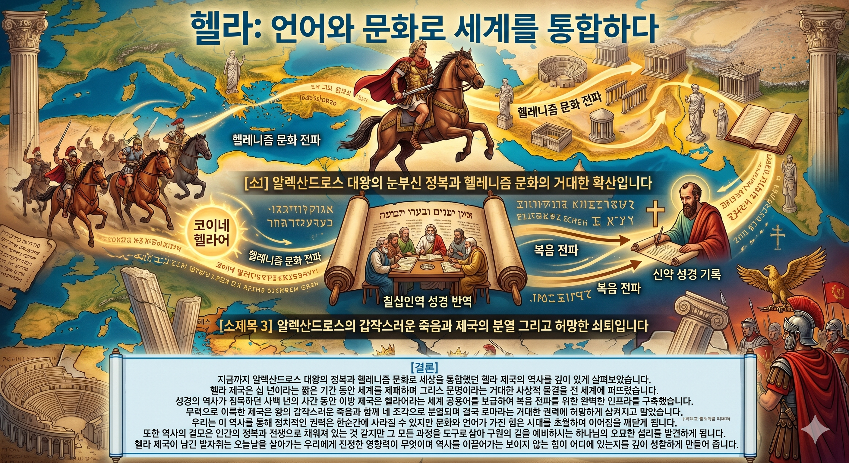 헬라 언어와 문화로 세계를 통합하다