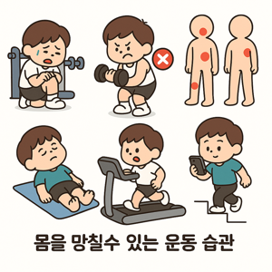 몸을 망치는 습관들