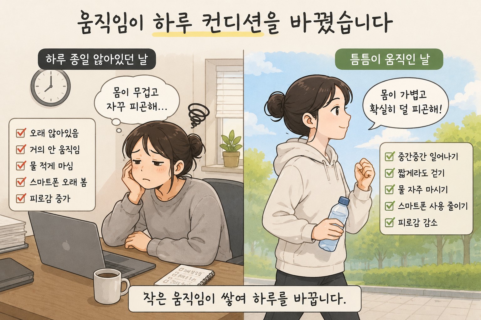 급하게 먹던 날 유독 더 지쳤던 이유