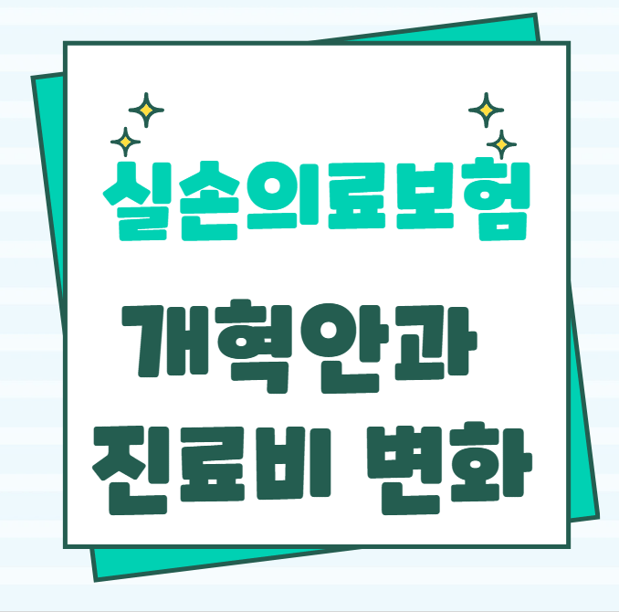 4세대 실손의료보험 개혁안