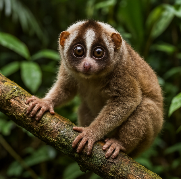 정글의 그림자, 느림보 원숭이 (소개, 독성, 교훈)