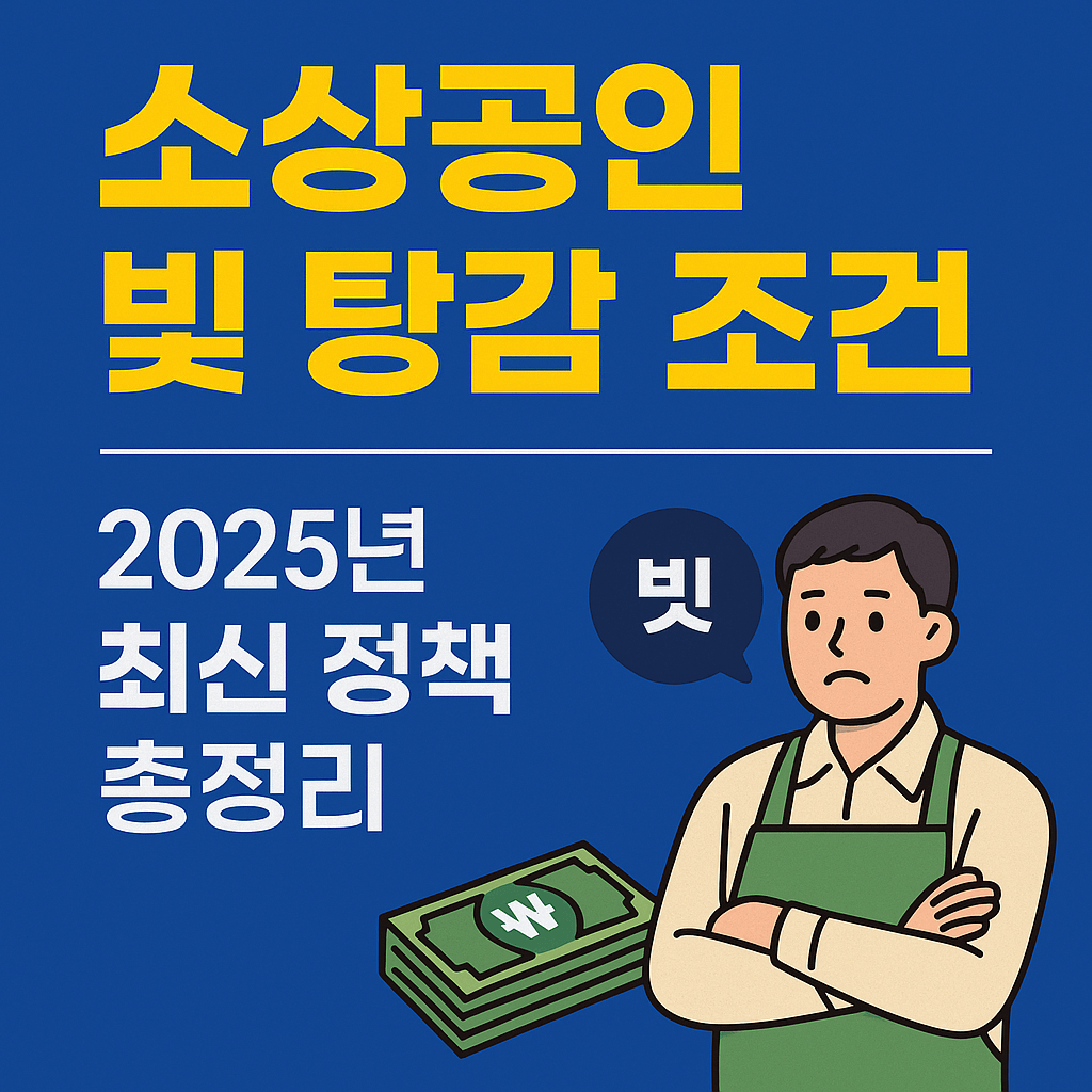 저신용자 소상공인 빚 탕감 조건 총정리!